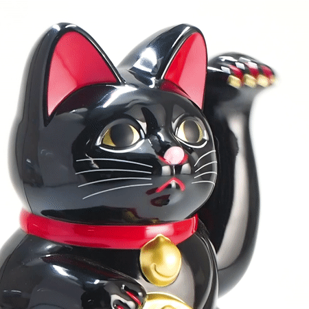 Solar-Powered Lucky Cat