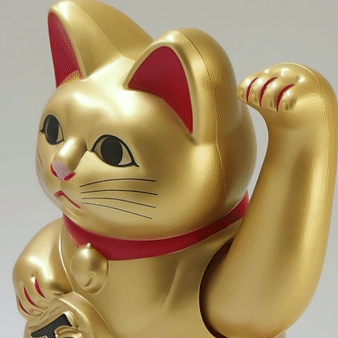 Solar-Powered Lucky Cat