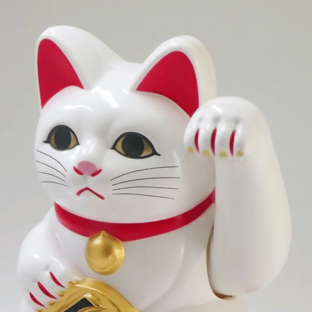 Solar-Powered Lucky Cat