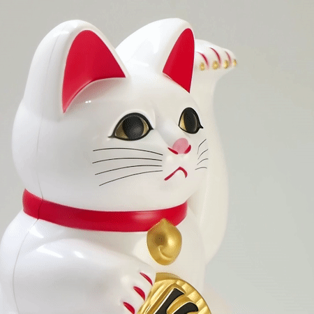 Solar-Powered Lucky Cat