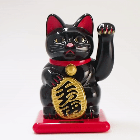 Solar-Powered Lucky Cat