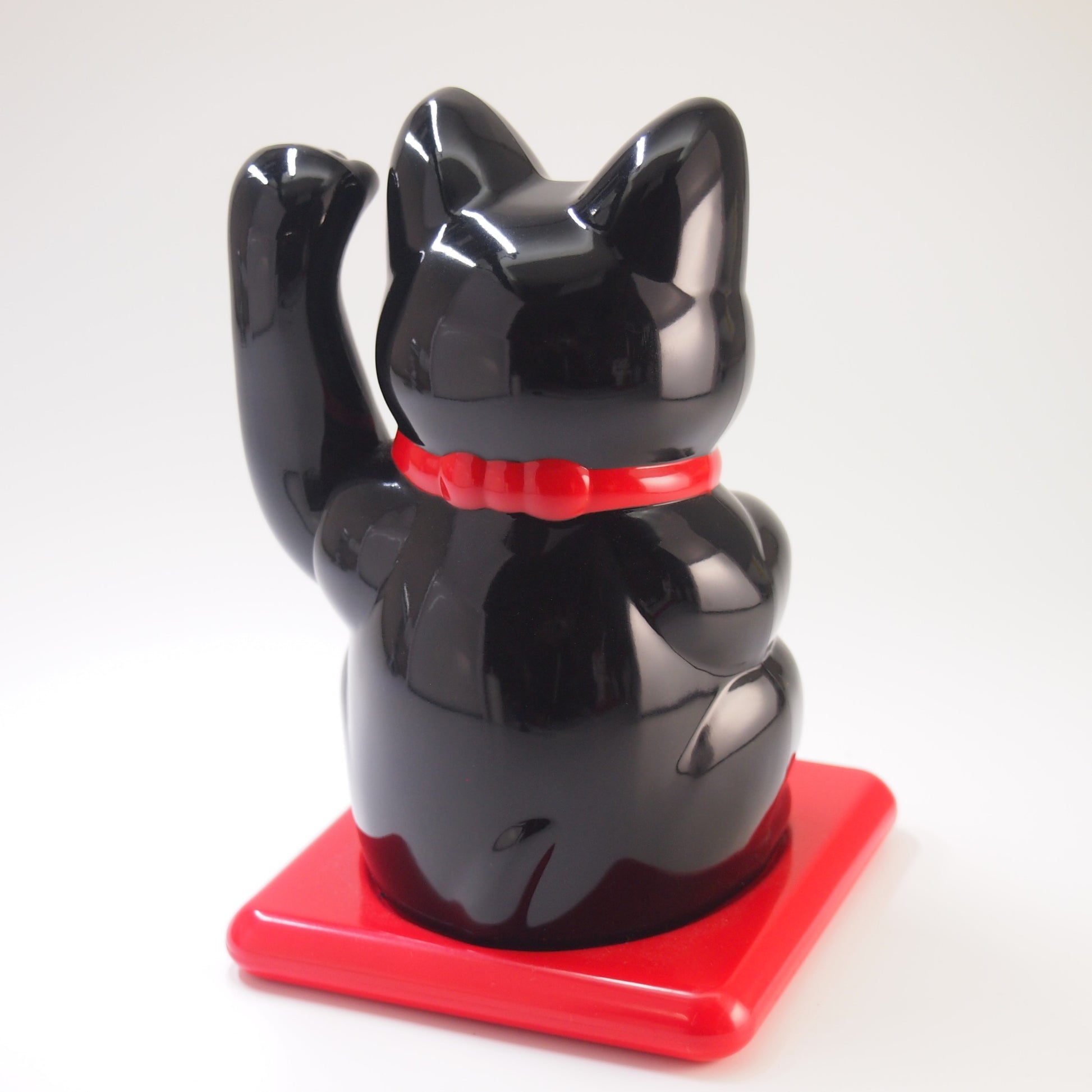 Lucky Black Cat Solar Powered PAL Dekofigur